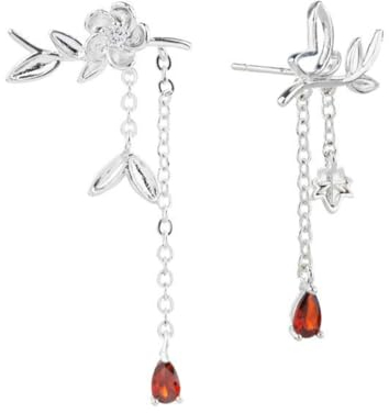 Heaven Offizielle Blessing-Ohrringe, Ohrstecker, Tian Guan Ci Fu-Figur, Schmuck, Xielian, Hua Cheng, baumelnde Ohrringe, Silikon