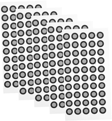 PHENOFICE 5 Blätter Referenzmarkierungspunkte Scanning Markierungspunkte Aus Reflektierender Folie Markierungspunkte Positionierungspunkte Punkt Aus Reflektierender Folie