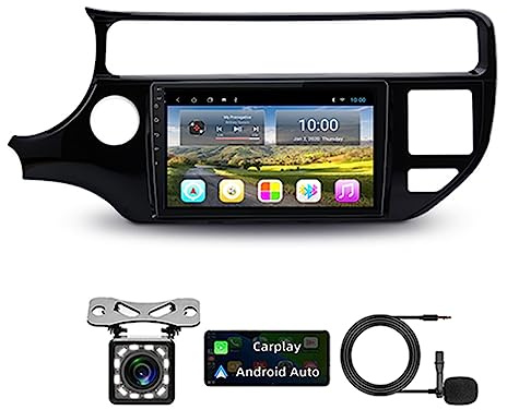 Android 11 Unidad Principal estéreo para automóvil 2 DIN para Kia Rio 4 2015-2017 Navegación GPS Pantalla táctil de 10 Pulgadas Reproductor Multimedia MP5 Receptor de Video y Radio con 4G WiFi DSP