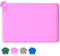 Waterproof Pet Feeding Mats with High Lips 55 x 38cm Silicone Mat, Nonslip Pet Food Mat for Dog, Cat, Prevent water goes down (PINK)