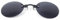 Retro Runde Vintage Uni Nasenbügel Metall Brille