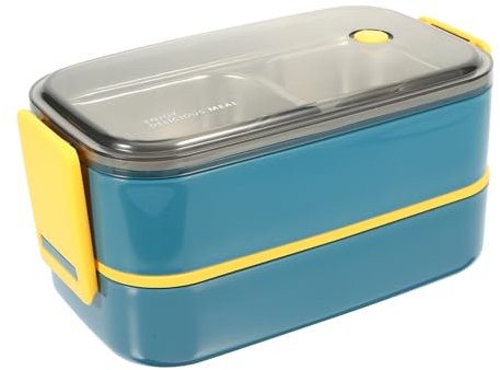 CONGARTENO 1set Lunch Box Termiche Doppio Inossidabile Borsa Pranzo Portatile Per Ufficio Scuola e Picnic Sicura e Riutilizzabile