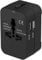 Reiseadapter Weltweit Universal Reisestecker, Internationaler Steckdosenadapter mit 2 USB Universal AC Steckdose Travel Adapter für USA UK EU England Thailand Italien Deutschland