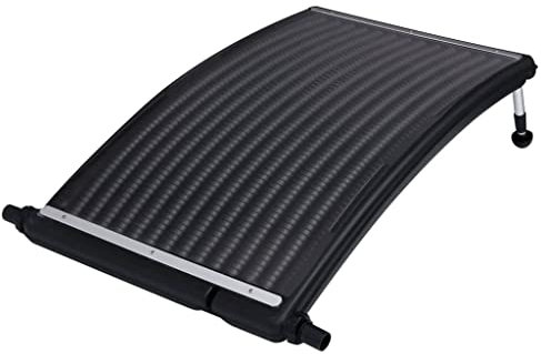HOMTAKIEL Panneau de Chauffage Solaire de Piscine courbé 110x65 cm