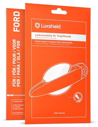 Luxshield Auto Türgriff Schutzfolie Griffmulde für Ford Tourneo Courier 2 (II) N1P I 2023-2026 - Kratzschutz, Lackschutzfolie - Transparent glänzend