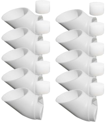 Rastapulz 10 Sets Hydroponisches Erdfreies Anbausystem DIY Hydroponisches Baumschul-Garten-Set
