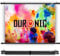 Duronic BPS80 Leinwand | 4:3 Hängeleinwand 80 Zoll 163 x 122 cm | Heimkino mit 4K Full HD 3D | Gain 1.0 | Projektionsleinwand für Wandmontage | Beamerleinwand für Büro Präsentationen, Schulen