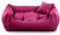 gutekissen® Cuscino per Cani in Tessuto Cuscino per Cani per Cani - Materiali durevoli e Alta qualità Neo (XS - 55x45, Rosa)