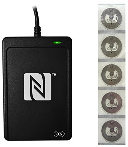 ACR1252U NFC Reader/Writer + 5 Bonus NFC Tags NXP NTAG213