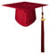 GraduatePro Doktorhut 2025 Abschluss Hut Bachelor Master Abitur Uni Akademiker Schuluniformen Studentenhut Studienabschluss Kappe Hüte Kastanienbraun