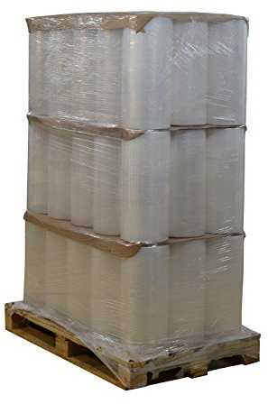 Beste-Folie 1 Palette 45x Rollen Maschinenstretchfolie 17,5 Kg transparent (23µm)