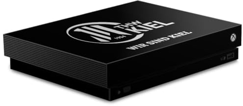DeinDesign Skin kompatibel mit Microsoft Xbox One X Folie Sticker Handball THW Kiel Fanartikel