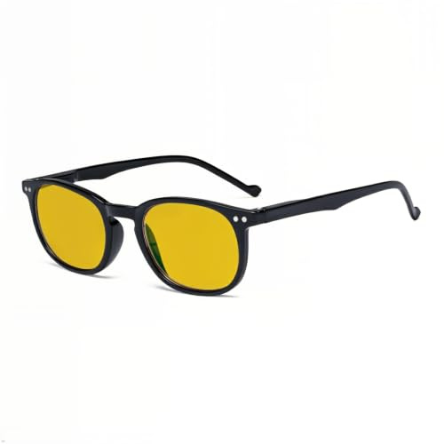 Eyekepper Blue Light Reading Glasses Men Women 0.75, Retro Black Frame