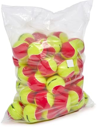 Sport-Thieme Methodik-Tennisbälle | Soft Start | Größer, extra weich und druckreduziert | Zum Lernen der Grundtechnik | Play Stay Stufe 3 | Für Tennisfelder mit 10,97x5,48 m