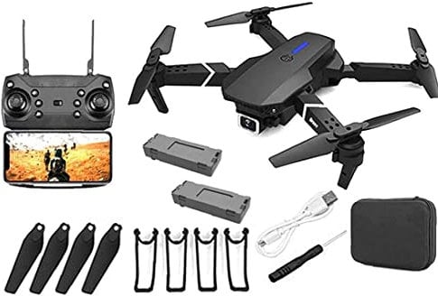 GPS Drone E88 Pro for Adults 4K Camera Foldable Live Video Drone RC Quadcopter Organize Aircrafts with 1Battery