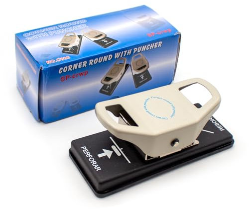 LeTkingok 3.5x15MM Bricolage Double Usage Fente Trou Plat Perforateur Coin Rond Poinçon Outil R6.4 Coin Cutter pour Pvc Carte D'identité Photo Papier Badge