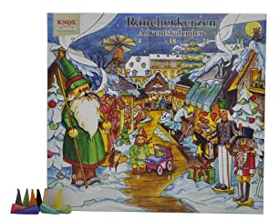 Knox Räucherkerzen Adventskalender mit 24 himmlischen Düften - Budenzauber - 2022 - Made in Germany