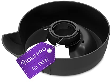 Vioks.pro Thermomix Partie inférieure de rechange pour récipient Vorwerk Thermomix TM 31 - Pièce de rechange pour robot de cuisine
