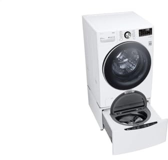 LG WM4200HWA 5.0 cu ft Front‑Load Washer, Steam Wash, Allergiene™ Cycle, Large Capacity, SmartThinQ® Wi‑Fi Enabled, White