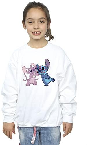 Disney Girls Lilo & Stitch Kisses Sweatshirt