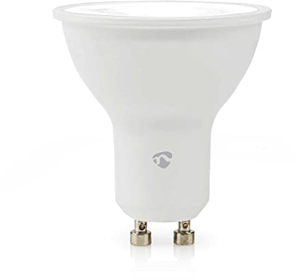 Nedis SmartLife Vollfärbige LED-Lampe | Zigbee 3.0 | GU10 | 345 lm | 4.7 W | RGB/Warm bis kühlen weiß | 2200-6500 K | Android™ / IOS | Spot | 1 Stück