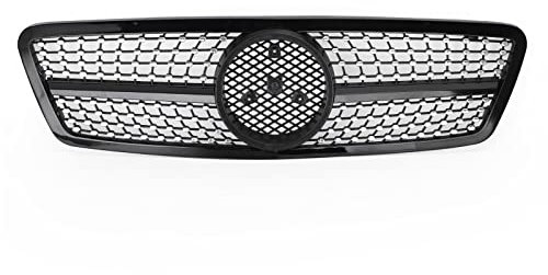 Artudatech Front Stoßstange Kühlergrill, Car Front Bumper Grille Cover Auto Frontgrill Stoßstangengrill C63 AMG Style Grille für W203 Sedan 2001-2007 C230 C320 C240
