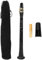 Mini Pocket Saxophon Kit, Tragbar Klein Saxophon Instrument Bb Melodie Taschensaxophon Schwarz Pocket Saxophone Kit mit Saxophon Blätter Mundstück Tragetasche für Erwachsene Kinder Anfänger