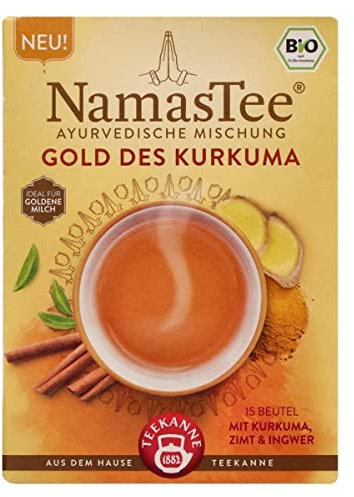 Teekanne Bio NamasTee Gold des Kurkuma, 30 Beutel, 30 g