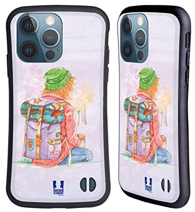 Head Case Designs Wander Nomade Hybride Handyhülle Hülle Huelle kompatibel mit Apple iPhone 13 Pro
