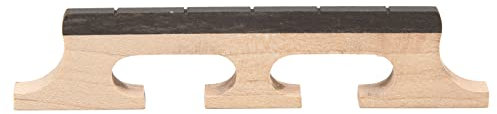 Wisecoco Banjo Bridge, érable Robuste, Léger, Stable, Clair, Transmission de la Voix, Pont Banjo en Bois, Accessoires D'instruments De Musique De Remplacement