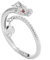 Helen de Lete 925 Sterling Silber Ehrfurchtiver Drache Öffnen Ring Silber Farbe