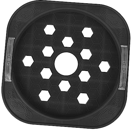 VILLFUL Gas Tank Bracket for Kitchen Round Tray for Storage Can Convenient Stand for Gas Cylinder Material Easy to Move Practical Design for Outdoor Camping Use