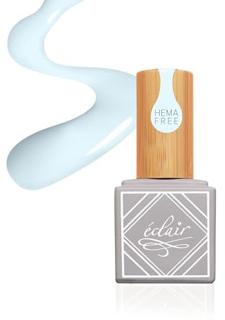 Simply mani by Eclair I CLOUD Blau UV Nagellack I Hema Frei I Deckend I Innovative Formel I Einfache Anwendung I Hohe Haltbarkeit I Tiefe Auberginenfarbe I Glänzend I Professioneller Effekt zu Hause