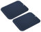 sourcing map 2pcs Silicone Trivet Mats Square Silicone Pot Holders for Hot Pots and Pans, Non-Slip Heat Resistant Hot Pads for Kitchen Table Countertops Hot Dishes, Navy Blue