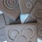 5 posavasos Panots originales 1907, Panot, rajola, Baldosa, hormigón, Barcelona, Cataluña, baldosa, despedidas, boda, Evento, Regalo, Yumilab