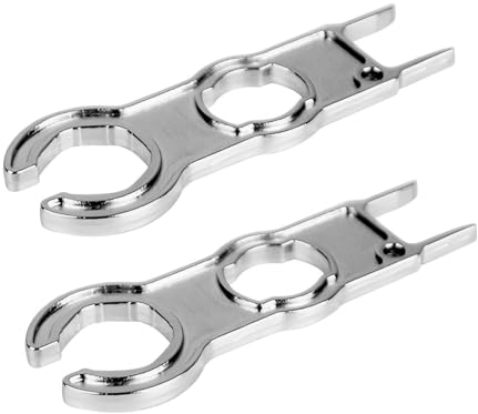SGERUFZ 2 Stück Schlüssel Spanner Set, Aluminium Werkzeug, Schraubenschlüssel für PV Stecker, Steckbarer Montage Werkzeug für Stecker, für Solarpanel-Kabel PV-Systemdraht und Steckverbinder