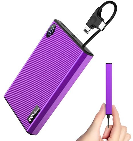 Power Bank,10,000mAh Portable Charger PD 20W Fast Charging Battery Pack One of the Slimmest and Lightest Battery Pack for Phone 16/15 Series, Pad, Samsung Galaxy, Pixel, and More