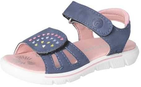 RICOSTA Mädchen Riemchensandalen Sarah, Kinder Sandalen, Weite: MITTEL