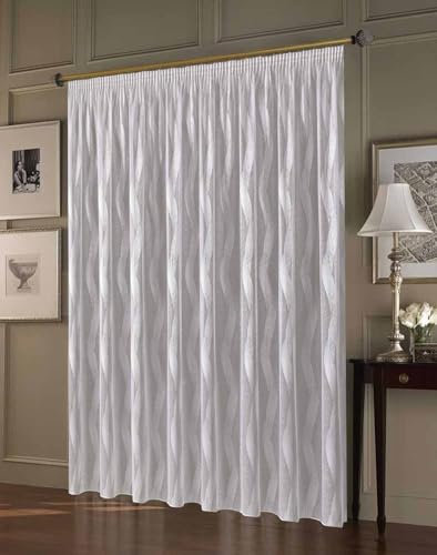 Sun World Gardinen nach Maß Neapel, Vorhänge nach Maß, Vorhang nach Maß, Gardinen Maßanfertigung, Vorhang auf Maß, Faltenband, Universalband