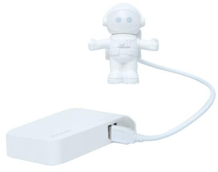 OSALADI Flexibles Usb- -nachtlicht – Astronautenlampe Fürs Bett Augensichere Sanfte Beleuchtung Für Den Laptop