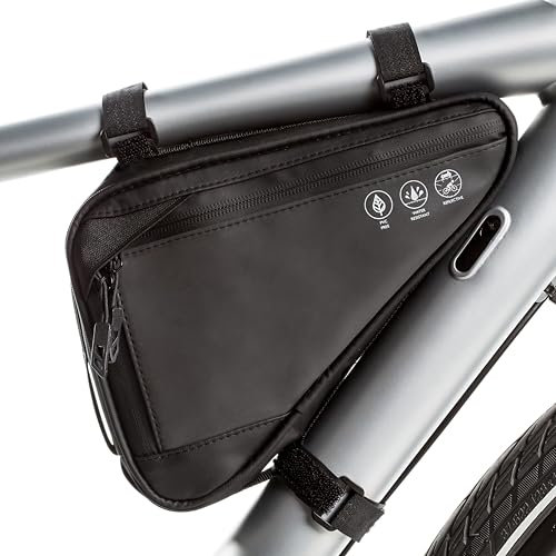 HOMPER Reflektierende Dreiecks-Rahmentasche für Fahrräder,1L wasserdichte Fahrradtasche,Werkzeugtasche Handytasche für Mountainbikes