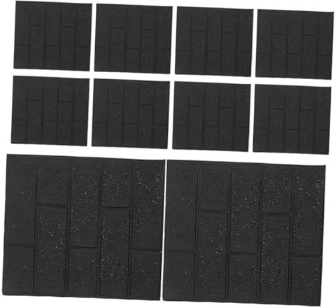 POPETPOP 10stücke Ziegeltapete Selbstklebend Wandpaneel in Steinoptik Abziehbar Und Aufklebbar Für Schlafzimmer Und Wohnraum Einfache Installation