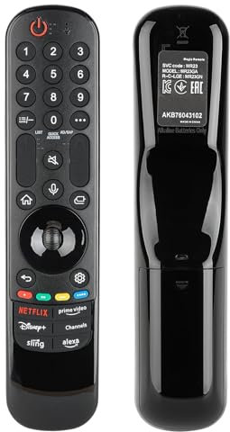 MR23GN AKB76043202 Remote Control Compatible with LG Smart TV 2018-2023 LG UHD OLED QNED B3 C3 G3 NanoCell 4K 8K Smart TVs, Compatible with LG Remote Control AN-MR23GA/GN AN-MR22GA/GN AN-MR21GA