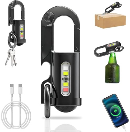 OFFAXE Linterna LED Mini 1000lm con batería portátil para alimentación de emergencia al aire libre camping recargable impermeable y resistente