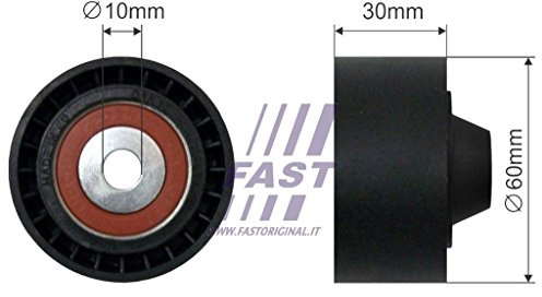 FAST Galet enrouleur de courroie d'accessoire Poulie renvoi FT44563