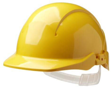 Centurion Concept Core Yellow Hard Hat - Full Peak - Slip Ratchet - Non Vented