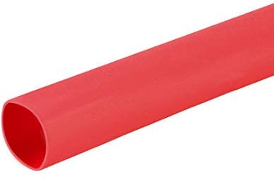 sourcing map Heat Shrink Tubing 4mm Dia 2:1 Heat Shrink Wrap Cable Sleeve Tube 10m Red