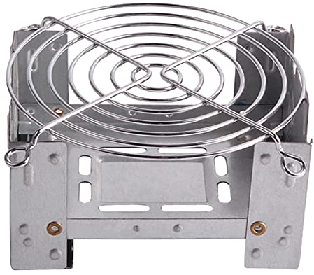 SM SunniMix Pocket Stove Folding Emergency Camping Stove with Pot Support Rack, Ultra Lightweight & Easy to Use