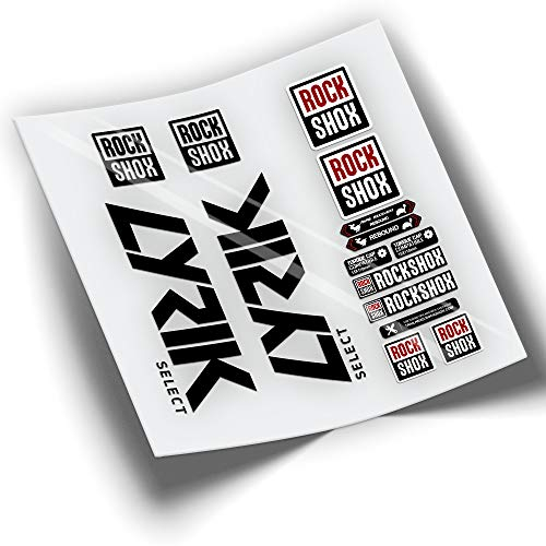 Rockswox Lyrik Select 2021 Aufkleber Gabel Vinyl WP367 Schwarz