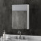 joolihome living Bathroom Mirror Cabinet, Wall Mounted Cabinet with Mirror & 2 Adjustable Shelves, 3 Tier Storage Cupboard Unit Organizer Bathroom Furniture (No Lights, 400x600mm)